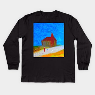 The Old Cottage! Kids Long Sleeve T-Shirt